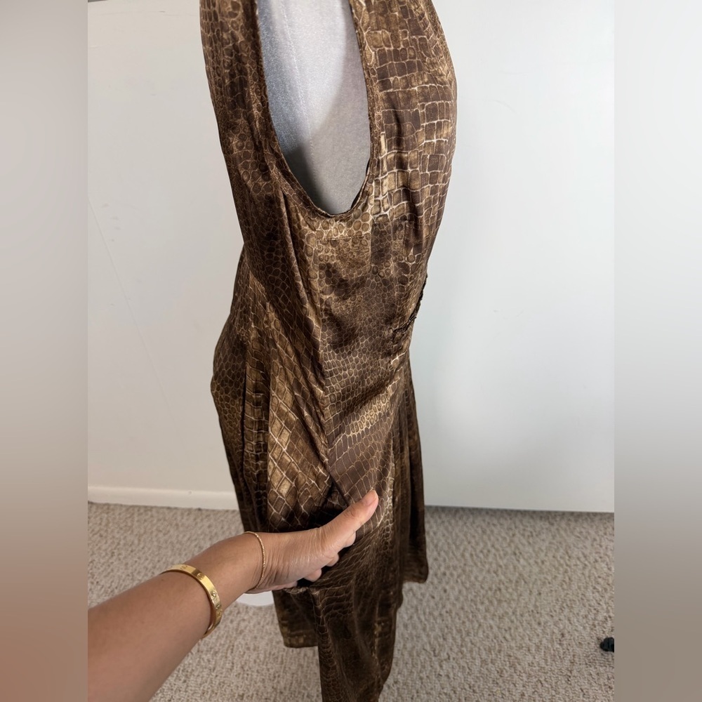 Jones New York Animal Print Midi Dress Womens Size 12 new with tag - Picture 9 of 10